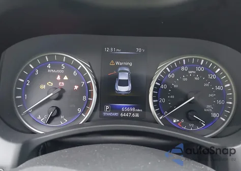 2018 Infiniti Q60 3.0T Luxe z USA, uszkodzony, nr VIN JN1EV7EL6JM390442